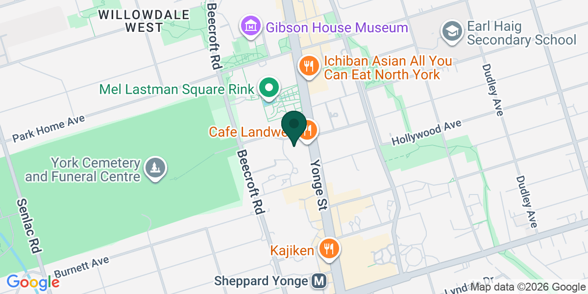 Map showing the office of Darcy Purdy