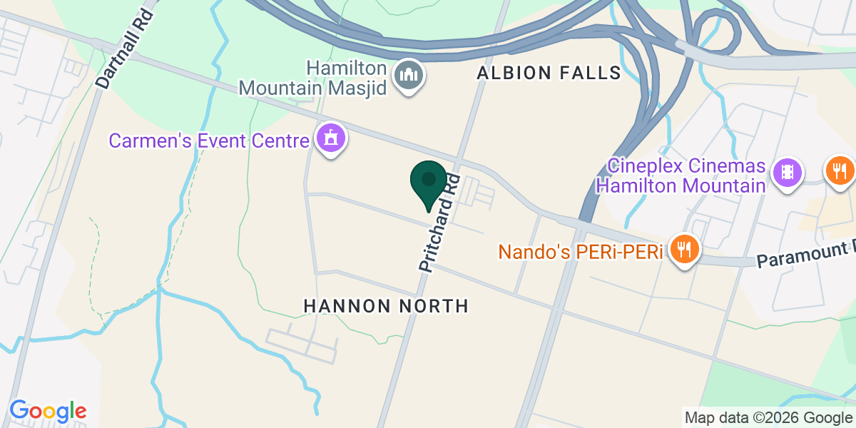 Map showing the office of Marian Grande
