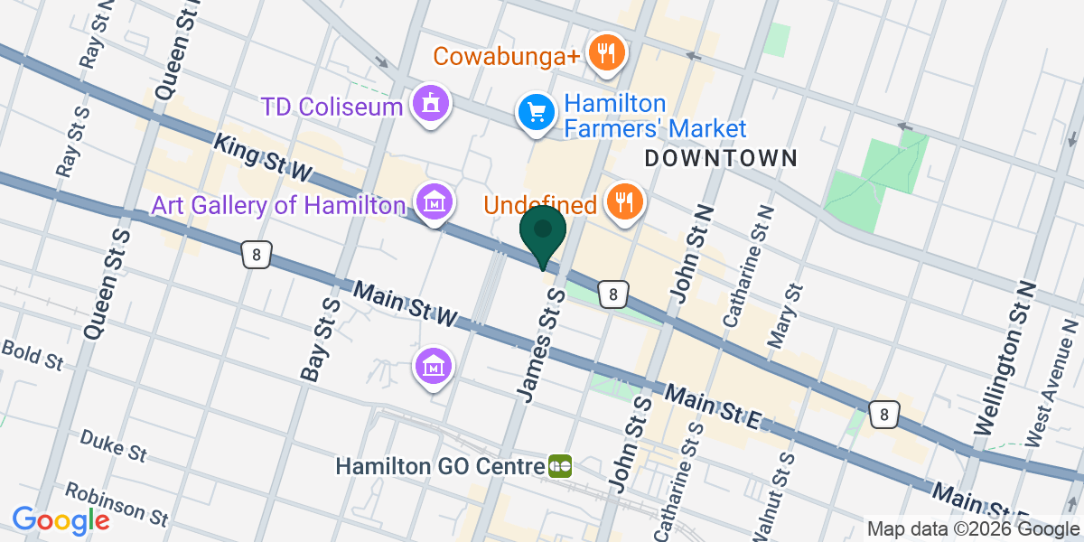 Map showing the office of Wesley Jamieson