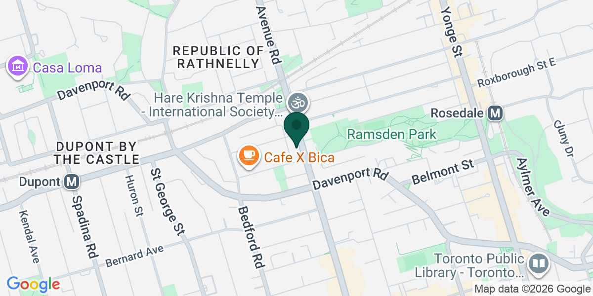 Map showing the office of Sarah O'Connor