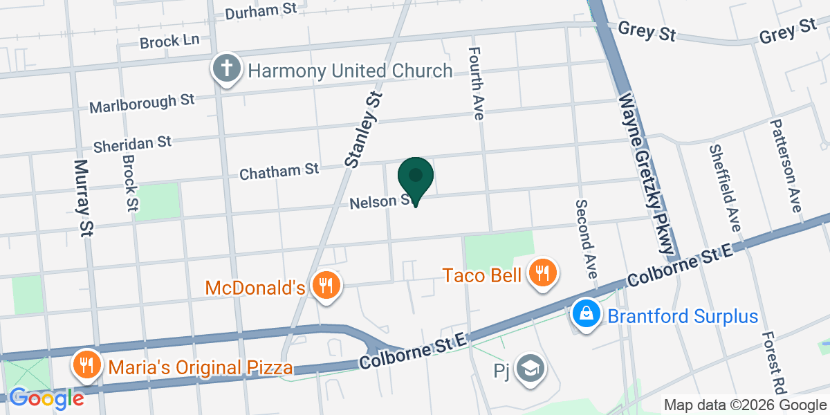 Map showing the office of Gerald Nsamba