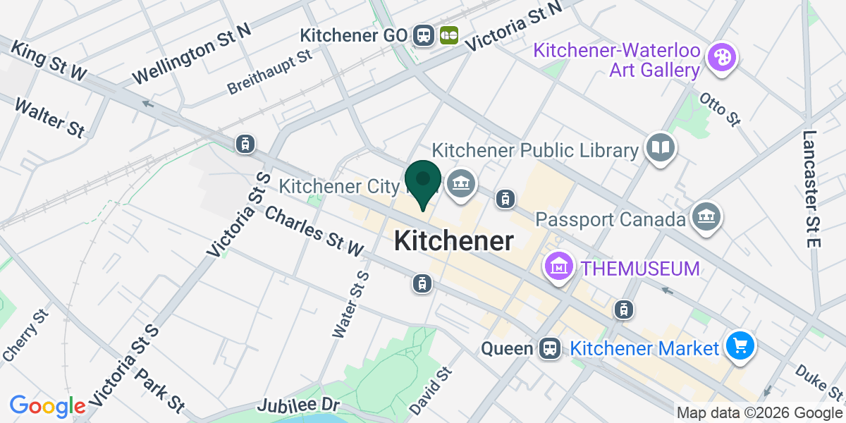 Map showing the office of David Mckendrick