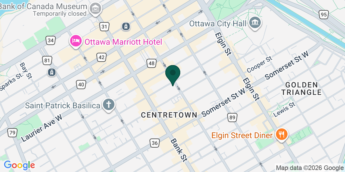 Map showing the office of Karen Kernisant