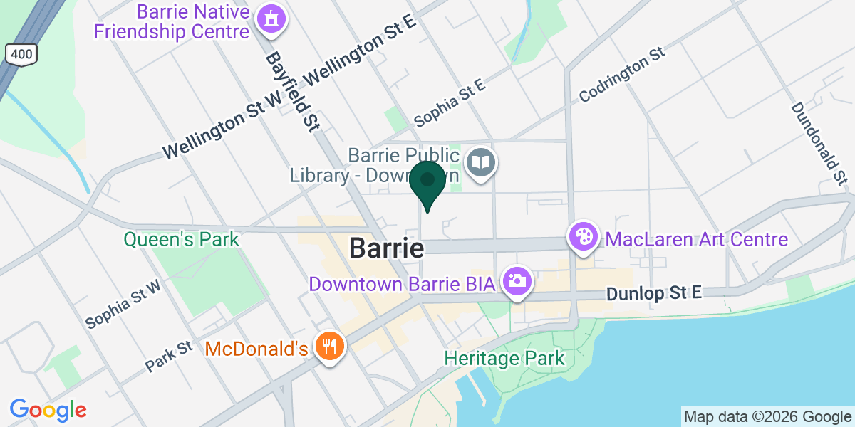 Map showing the office of Martin Montes