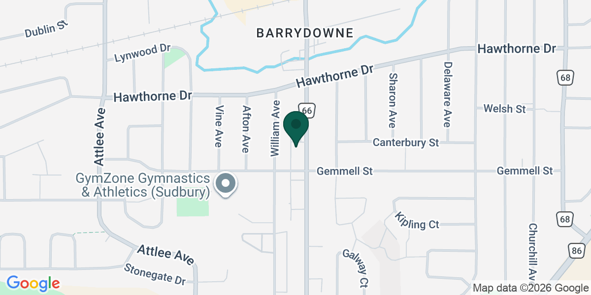 Map showing the office of Chrystelle Malongue