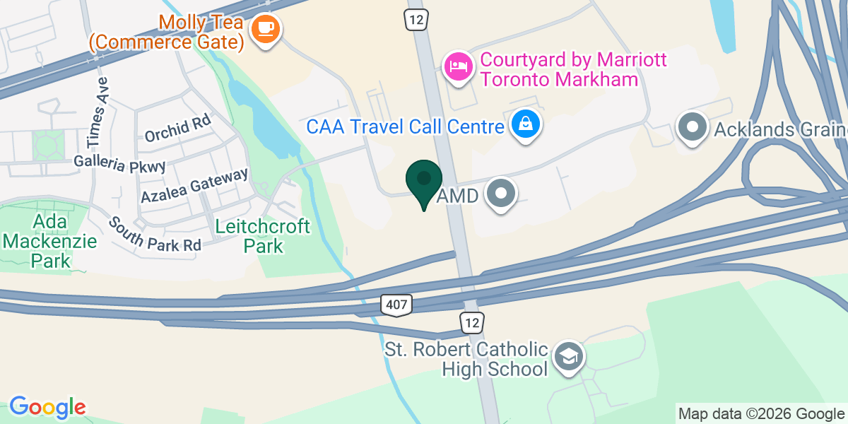 Map showing the office of Charlotte Anderson