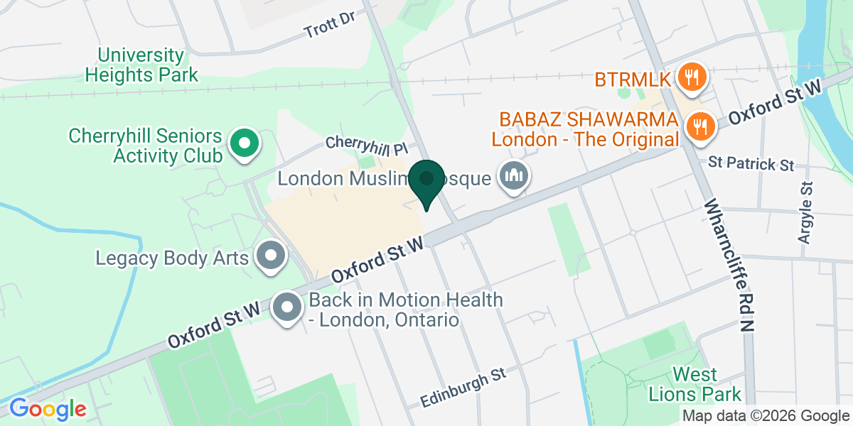 Map showing the office of Brandon Roach