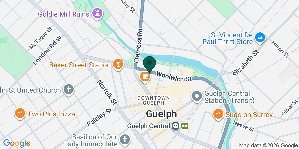 Map showing the office of Danielle Yvonne Kinnear-Pietrangelo