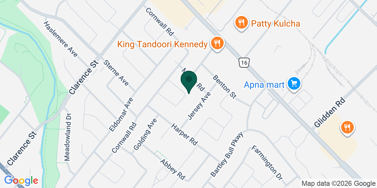 Map showing the office of Peter Mervin Gardner
