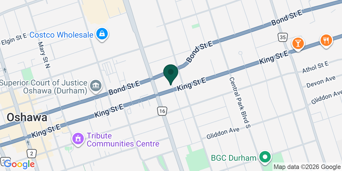 Map showing the office of Adam Sirrs