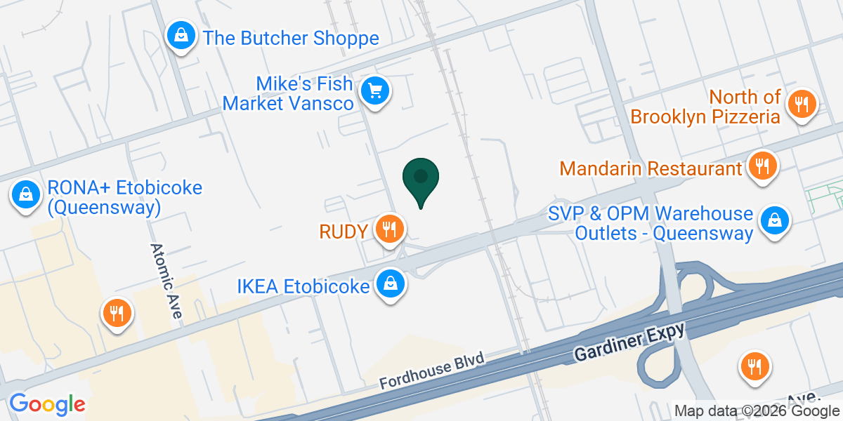 Map showing the office of Chanelle Ann Marie Aching