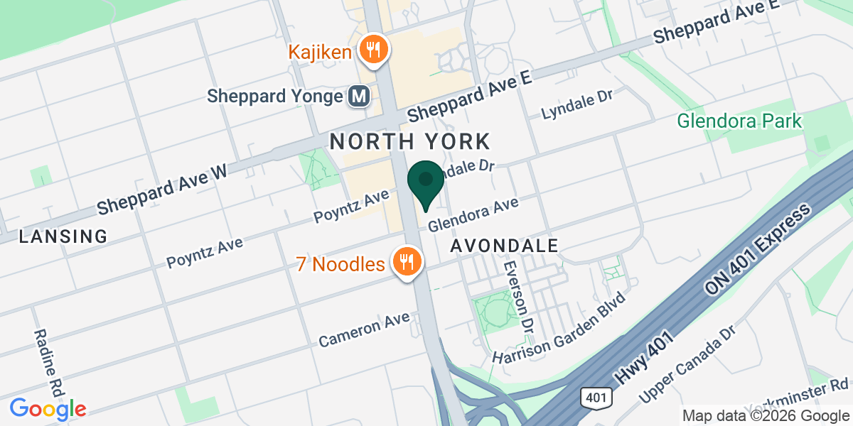 Map showing the office of Jessica Luong