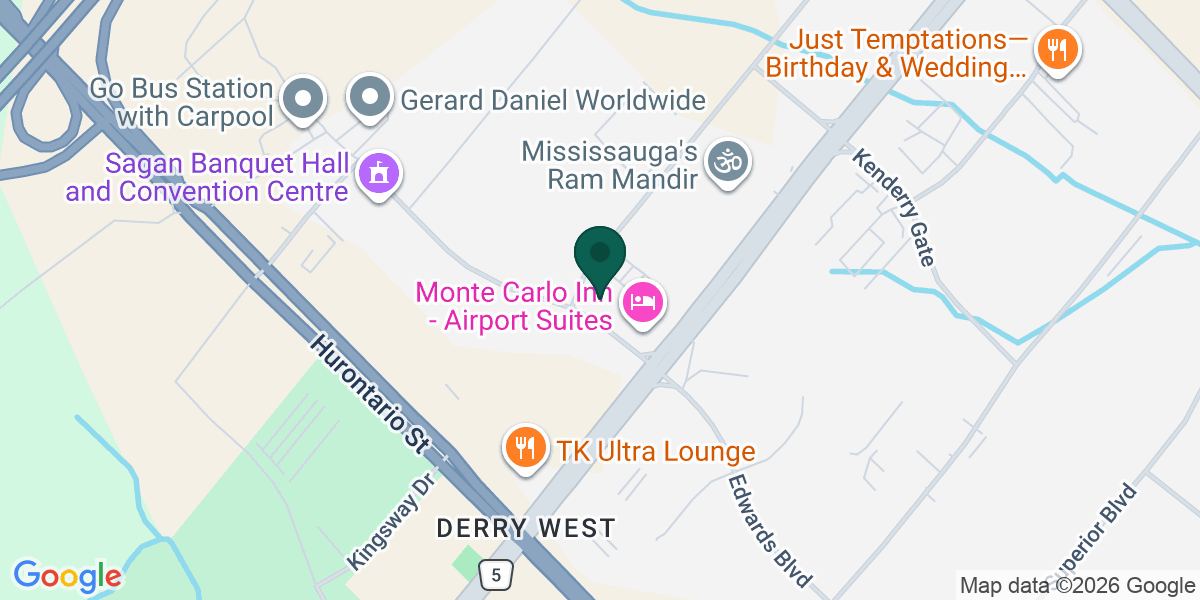 Map showing the office of Anza Iqbal