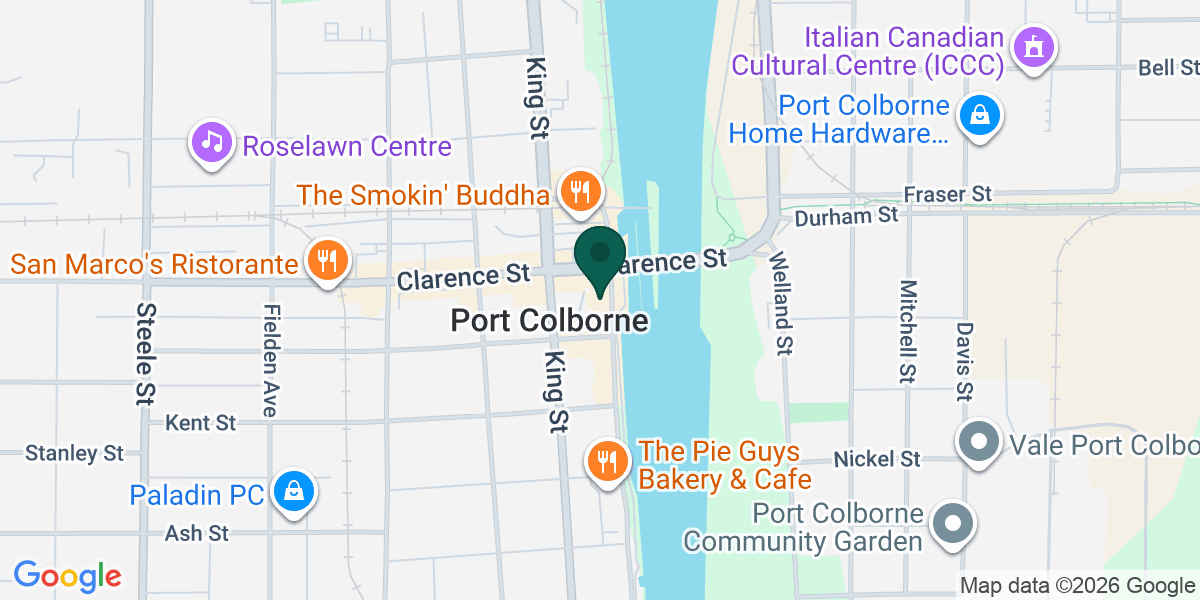 Map showing the office of Matthew Holowatsch