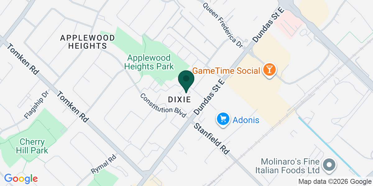 Map showing the office of Janette Clough- Jones
