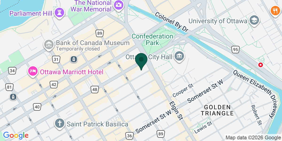 Map showing the office of Yveson Philogene