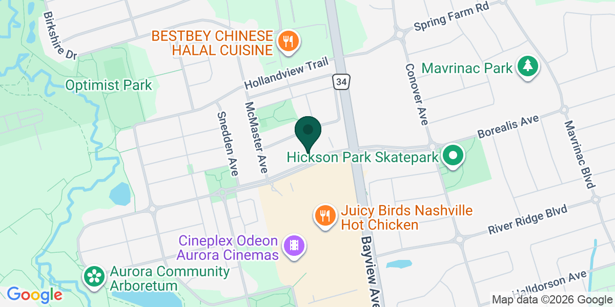 Map showing the office of Phiona Durrant