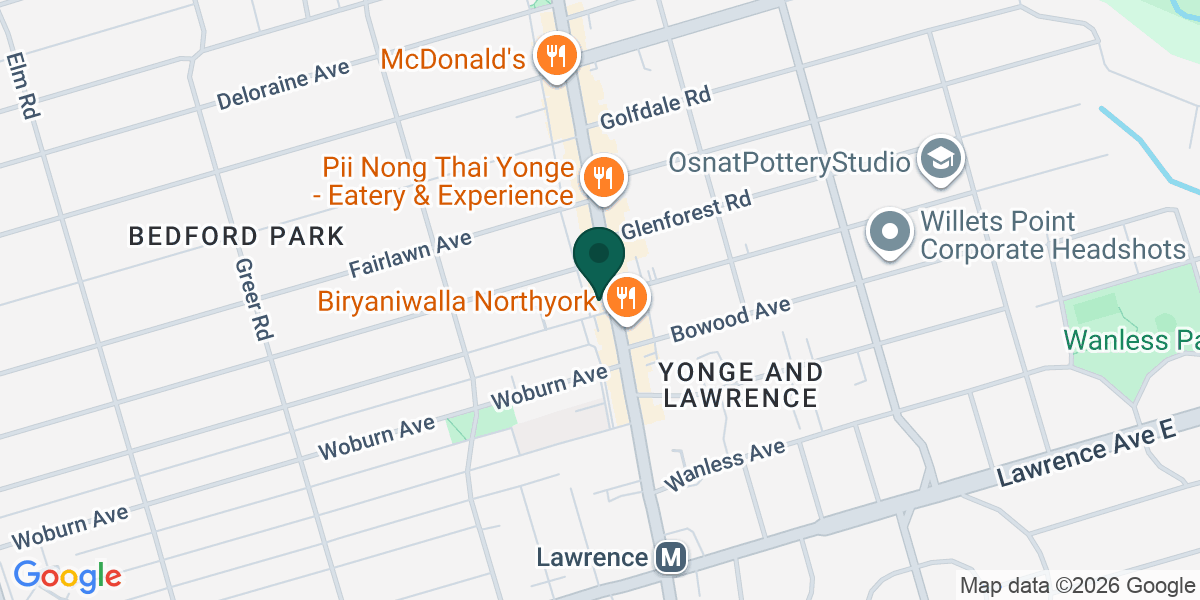 Map showing the office of Joseph Gans