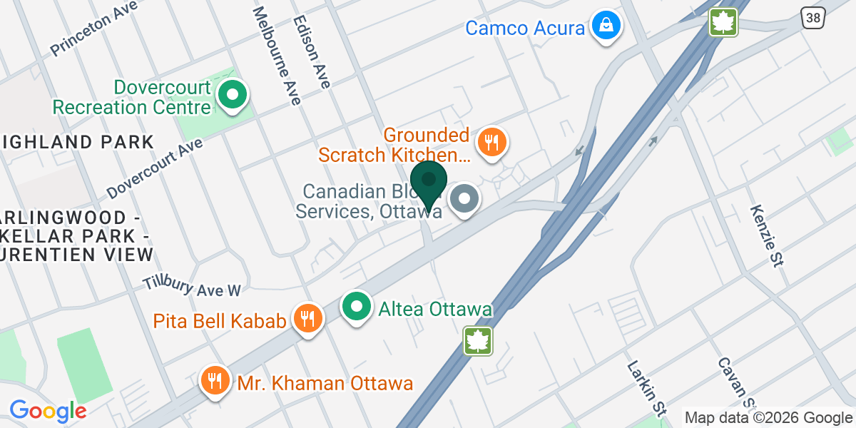 Map showing the office of Sean Giovannetti
