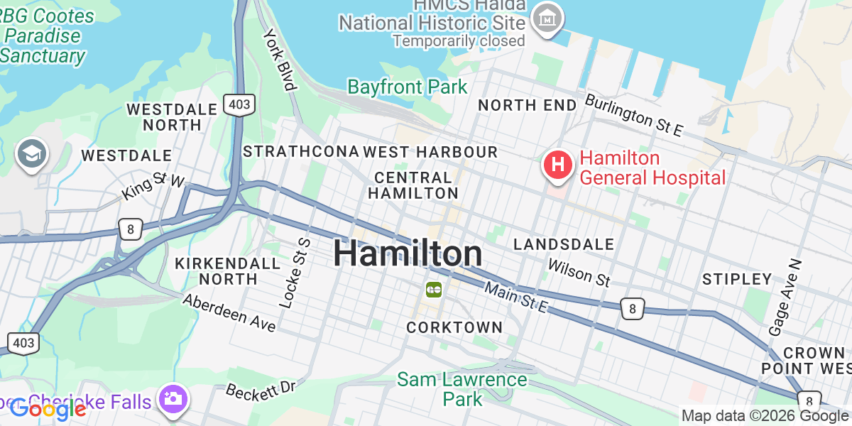 Approximate office area near Hamilton